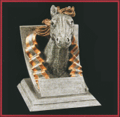 4 inch tall Mustang / Bronco / Colt / Stallion school, club, team mascot statue